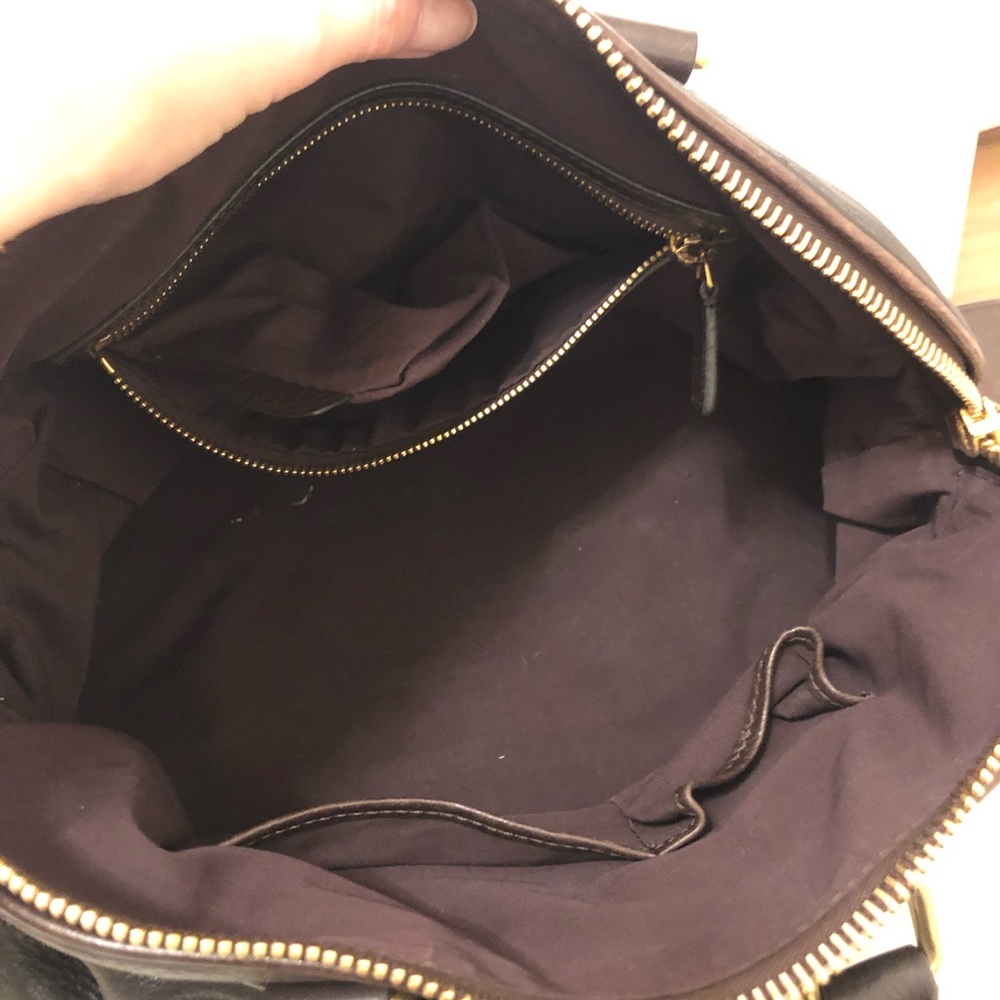 Celine brown leather medium size handbag - Picture 8 of 10